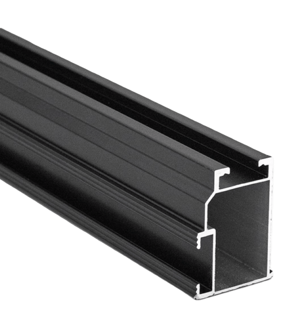 RAIL BLACK 36.5 x H50 mm